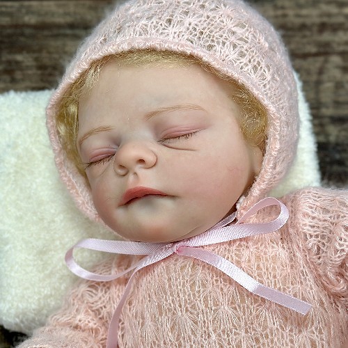 43CM Rebirth Simulation Rebirth Baby Doll Comfort Doll Enameling Doll Girl Toy Cross-border Supply