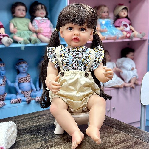 Rebirth Doll Soft Enamel Imitation Children's Girl Toys Accompany Doll Cross-border Wholesale D