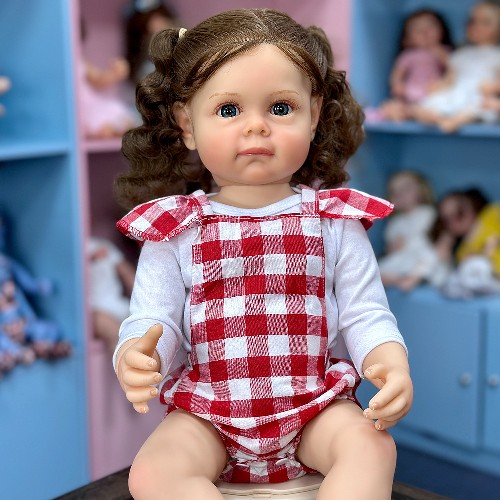 55cm Rebirth Doll Simulation Baby Soft Toys 22 Inch Girl Doll Doll Vinyl Doll Wholesale