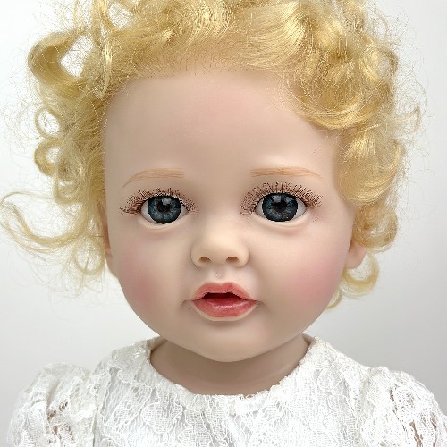 Spot height 55CM soft elush doll realistic girl rebirth doll simulation doll one piece dropshipping