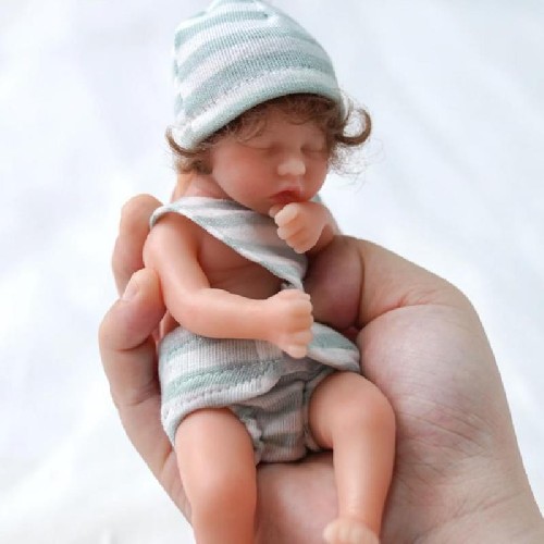 6inch full body silicone rebirth doll soft simulation baby doll kids companion doll