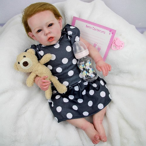 22 inch cloth body liam enamel rebirth doll cross-border e-commerce hot sale realistic doll