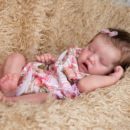 18 Inch Realistic Baby Doll Twin Finished Doll Full Glue/Cloth Body Cross-border Electric Commercial