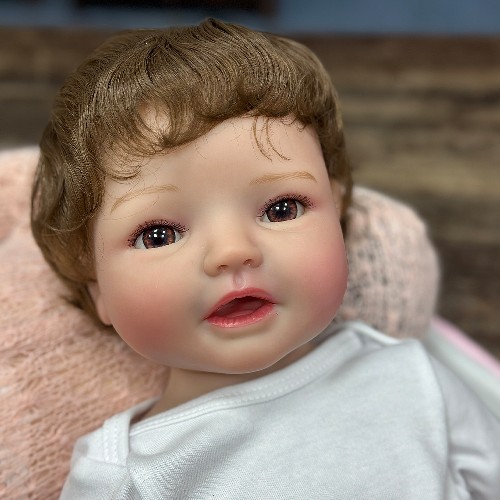 18 Inch Reborn Baby Doll Simulation Doll Reborn Baby cross-border e-commerce wholesale for laughing