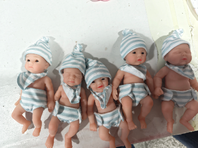 HYrebornbaby eco friendly food grade medical grade 6 inch 1 full silicone reborn boy/girl doll