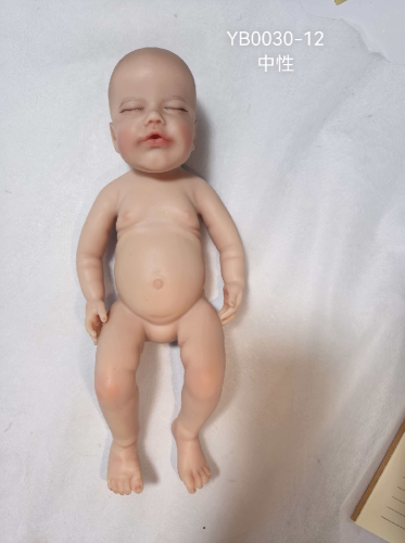 HYrebornbaby eco friendly food grade medical grade 12 inch YB0030-12 full silicone reborn doll
